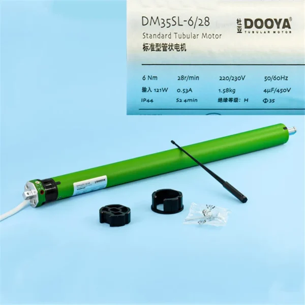 Động cơ rèm cuốn Dooya 35 DM35SL 6/28 tiếp điểm ướt