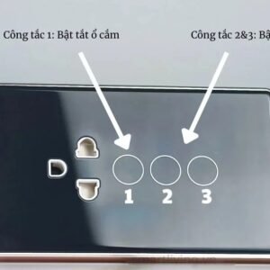 Công tắc 2 nút + Ổ cắm Zigbee Tuya